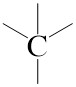 as quatro ligações do carbono