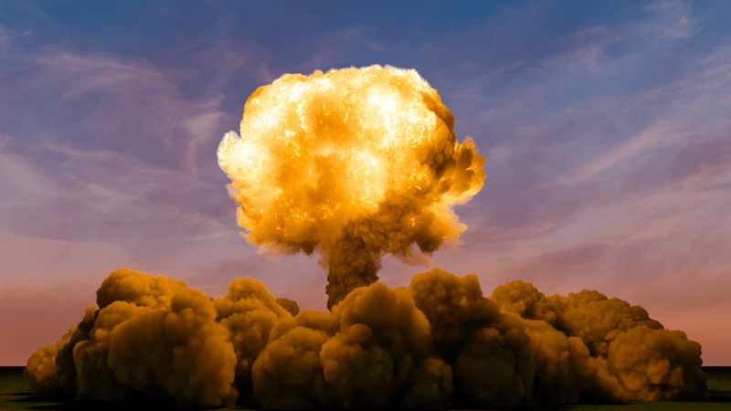 Explosão de uma bomba de hidrogênio 